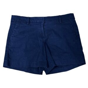 Nautical Navy Chino Shorts Women's Size 8 Cotton Shorts Boating Vacation
